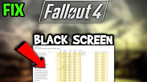 fallout 4 black screen on new game